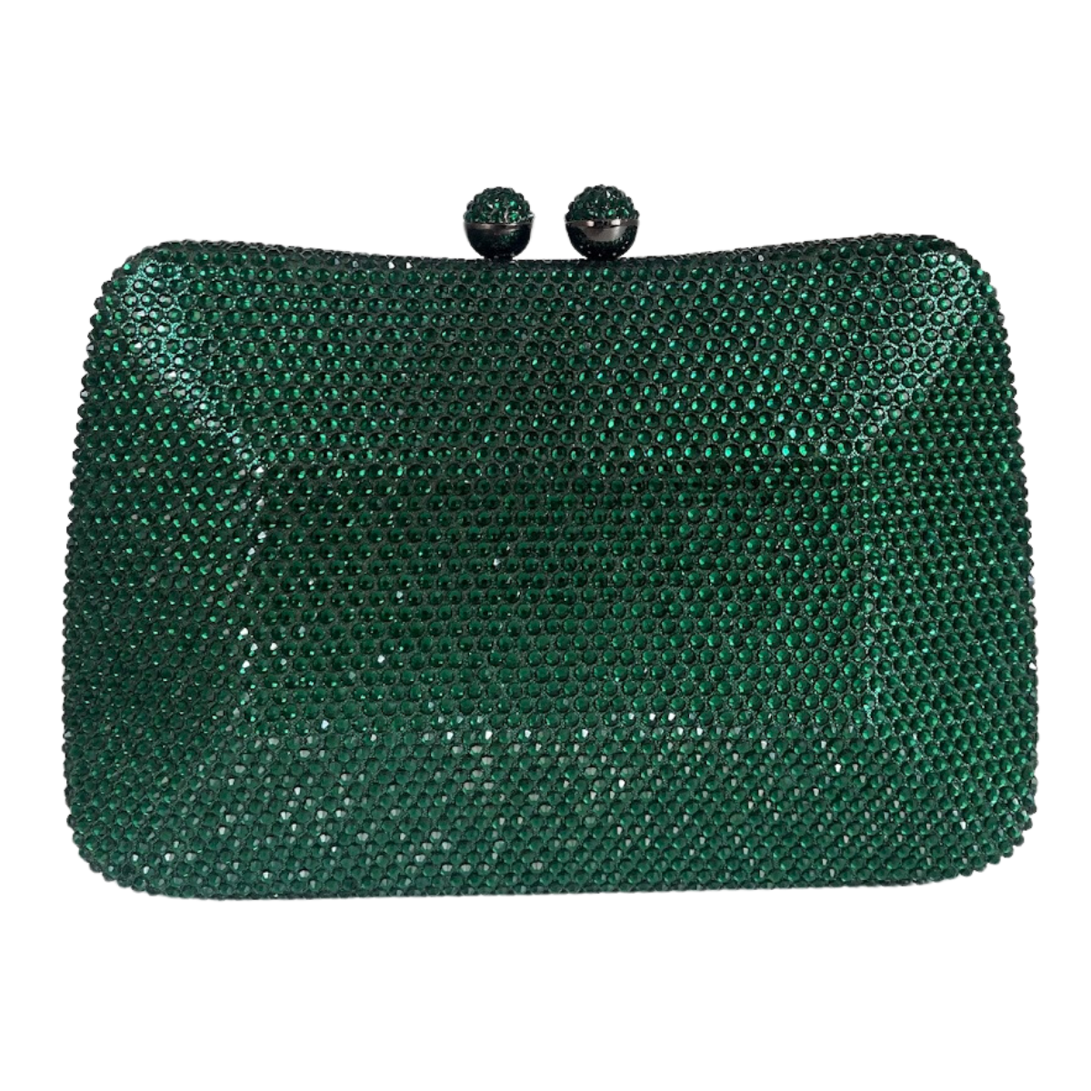 Bolsa de Festa Clutch Pedraria Verde