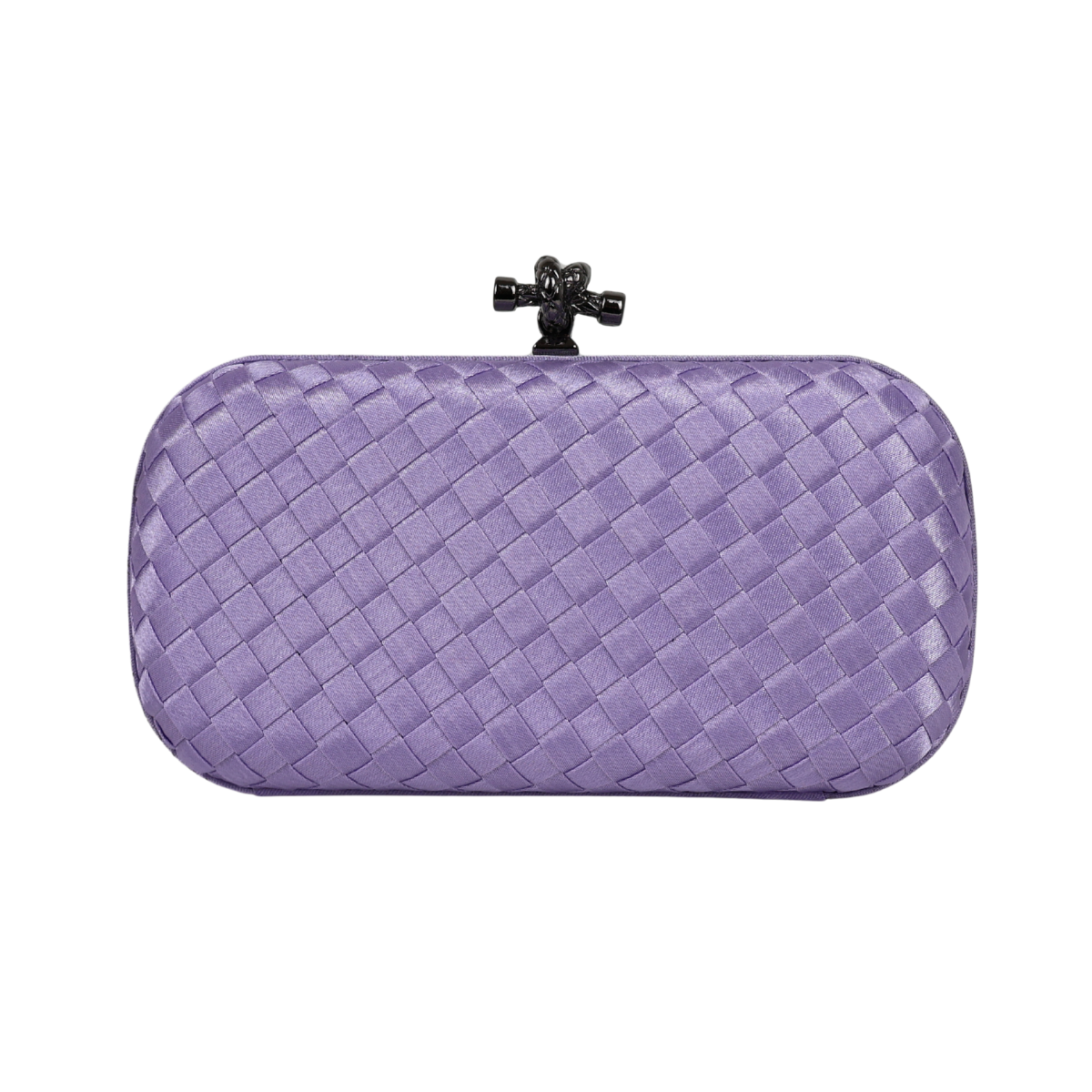 Clutch Tressê Cetim Inspired Pequena Lilás