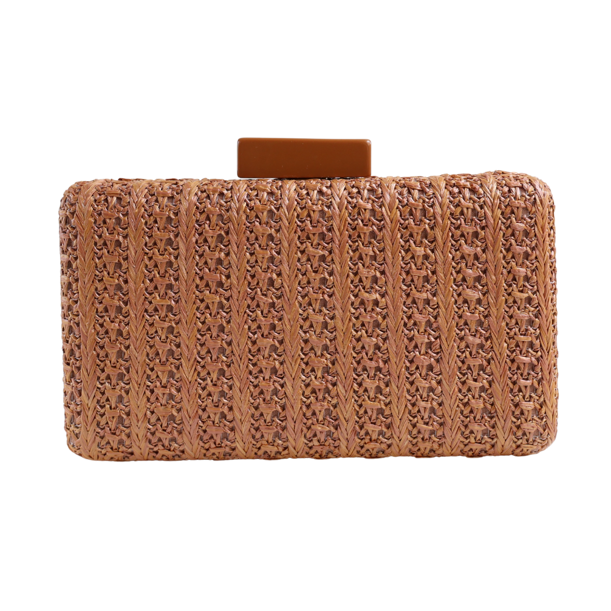 Bolsa Clutch Festa Palha Marrom