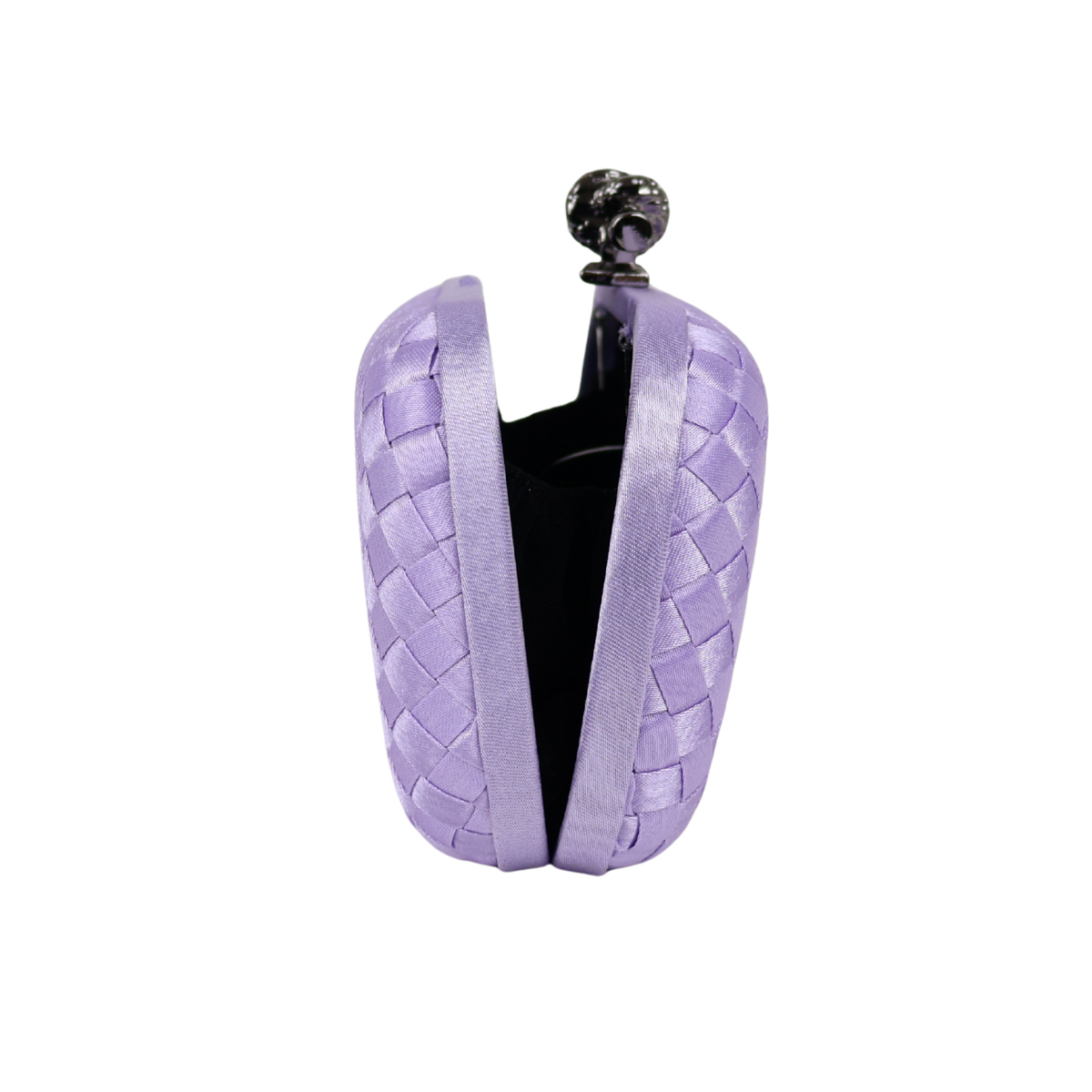 Clutch Tressê Cetim Inspired Pequena Lilás