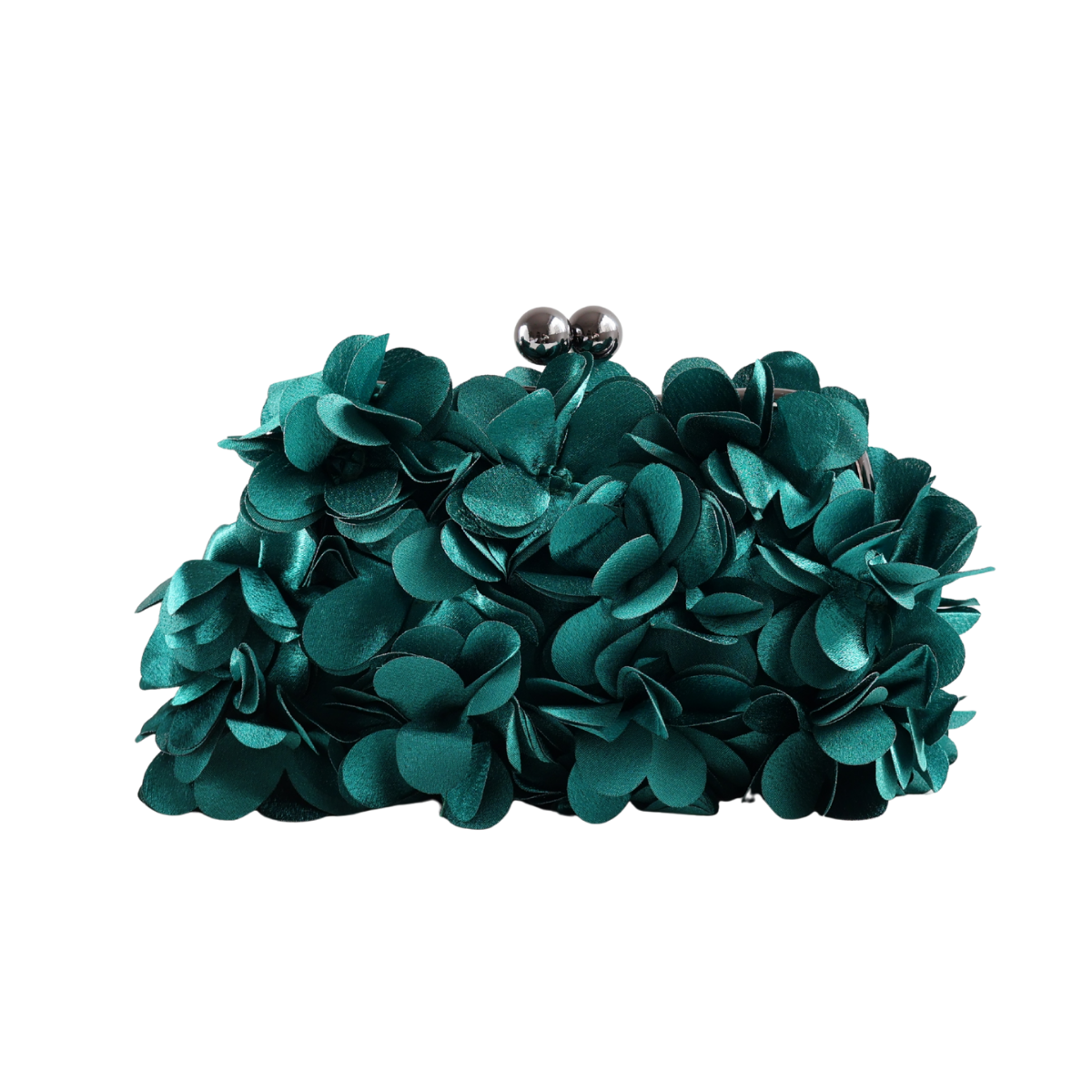 Bolsa Festa Clutch Flores Verde