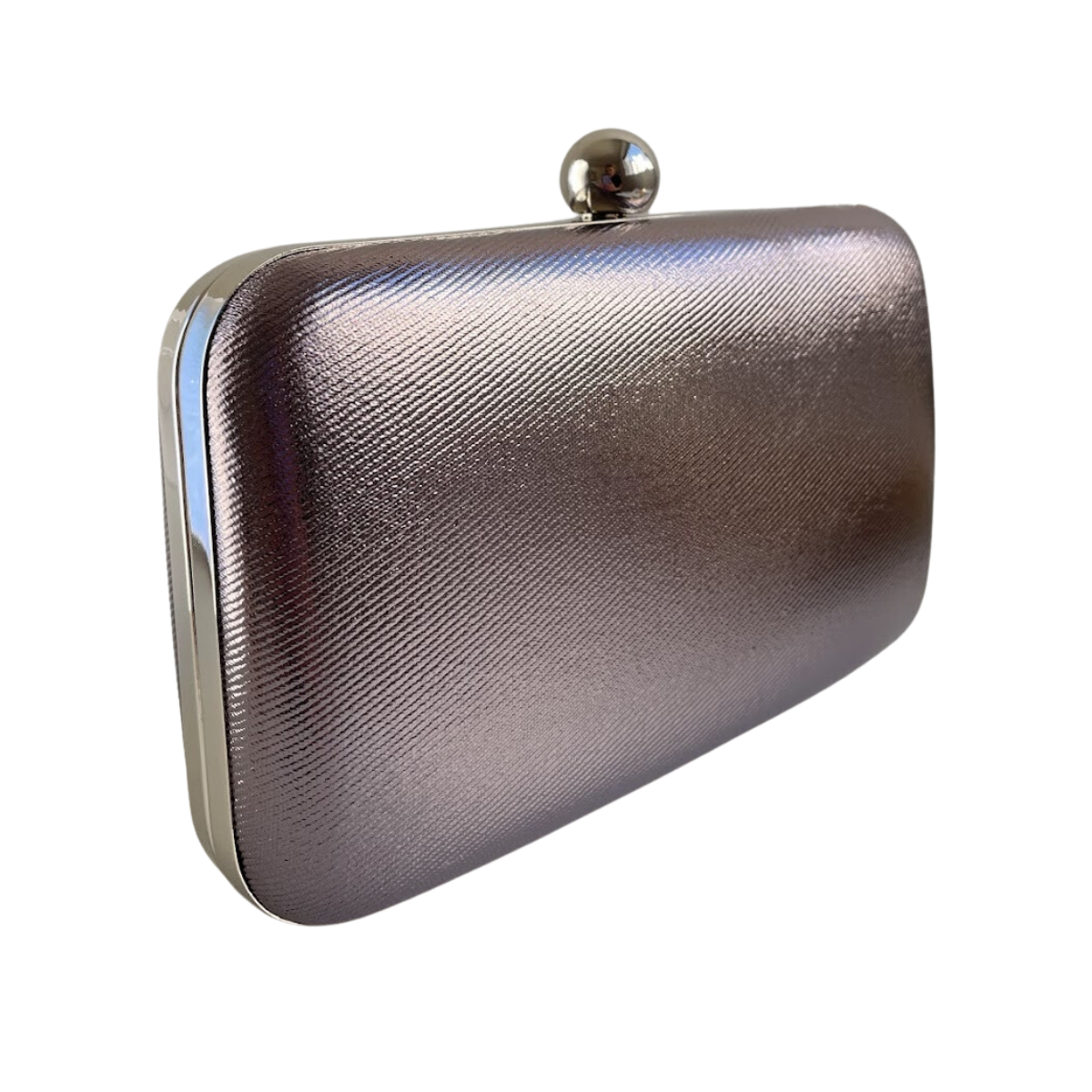 Bolsa de Festa Clutch Prata Envelhecida
