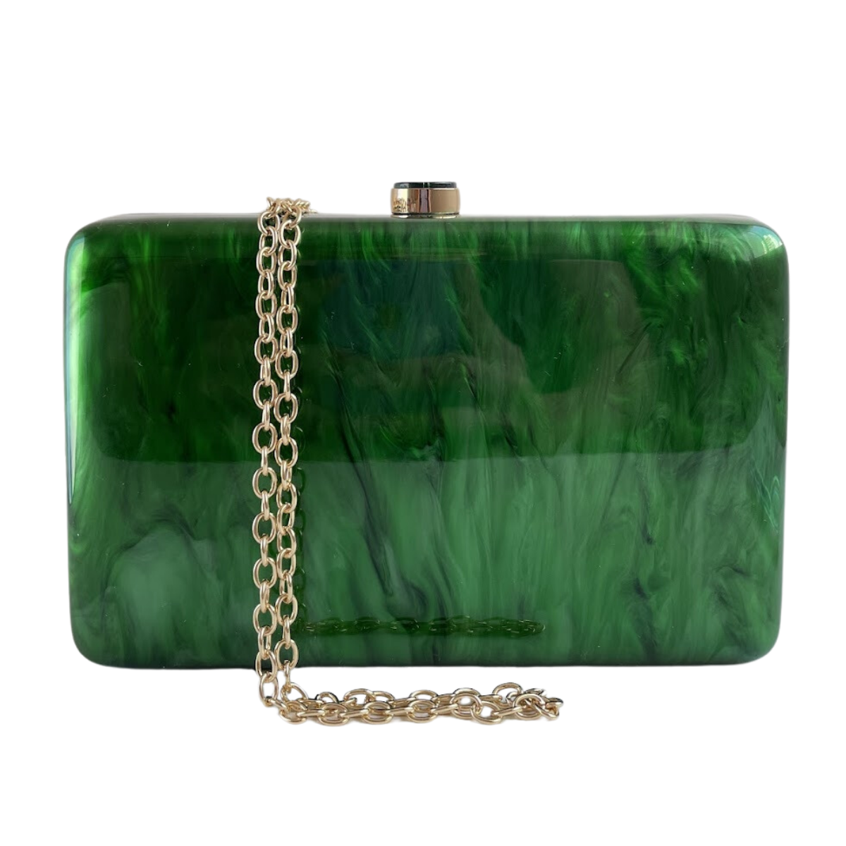 Bolsa Clutch Festa Acrílico Verde