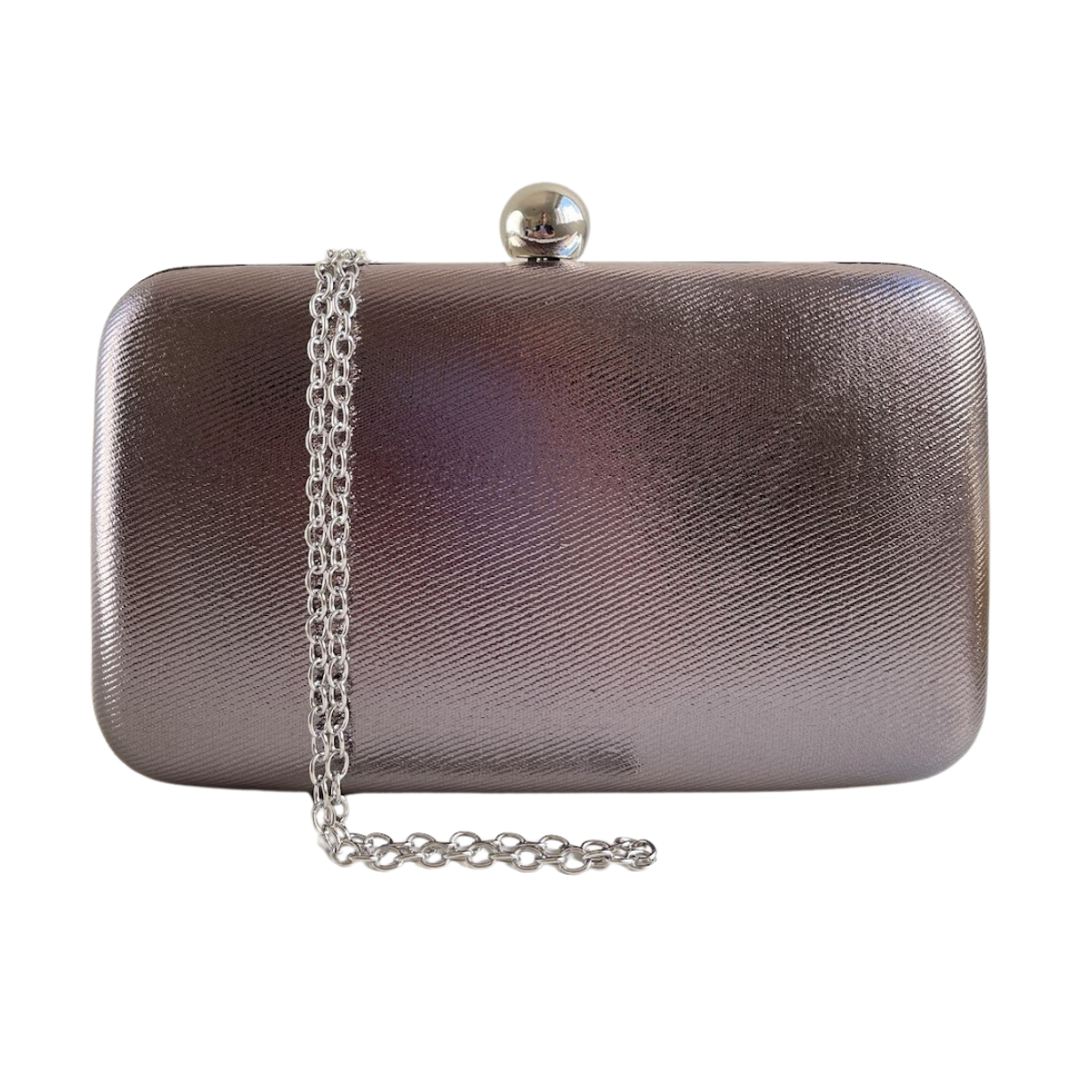 Bolsa de Festa Clutch Prata Envelhecida