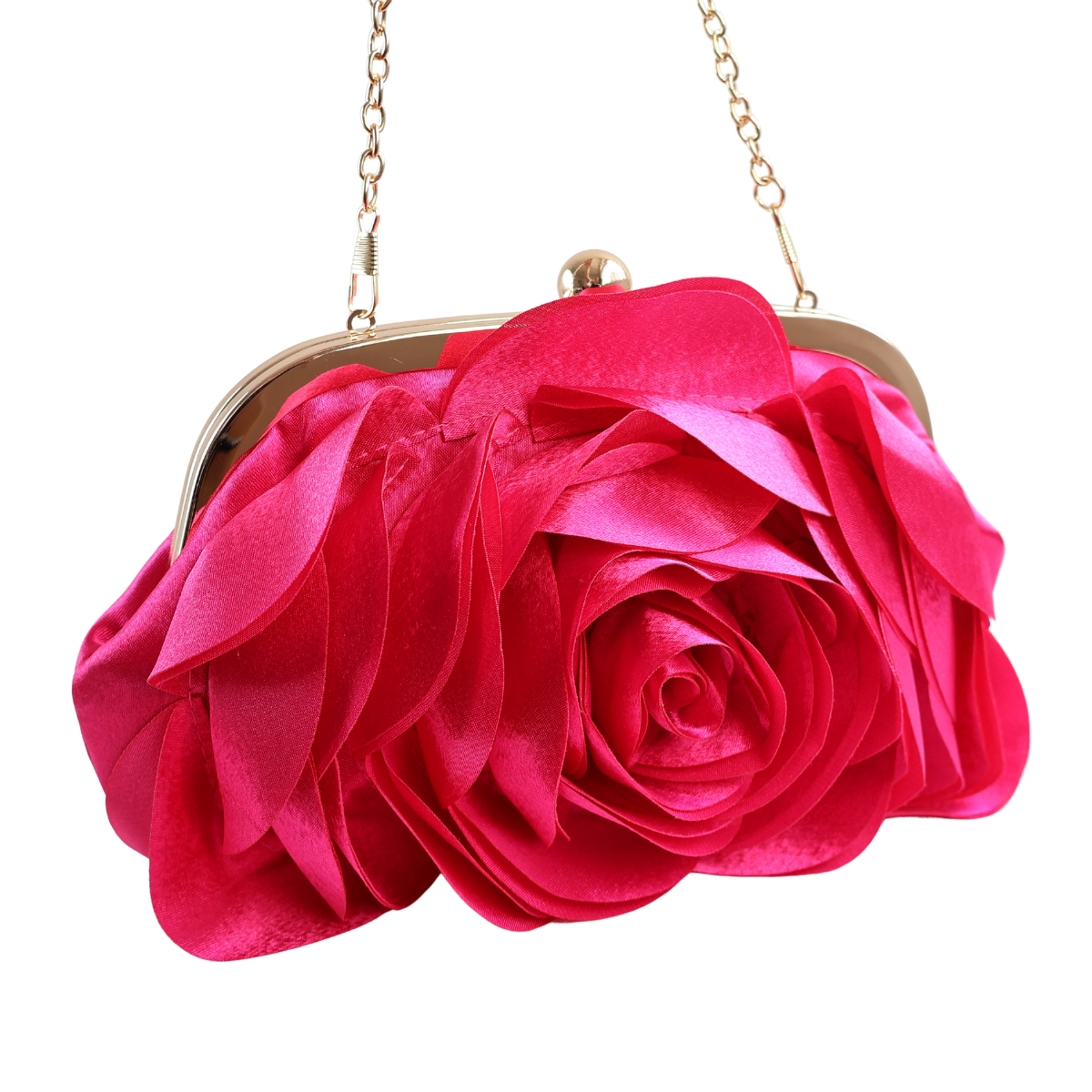 Bolsa Festa Clutch Flor Rosa Pink