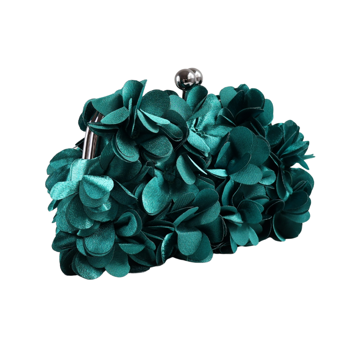 Bolsa Festa Clutch Flores Verde