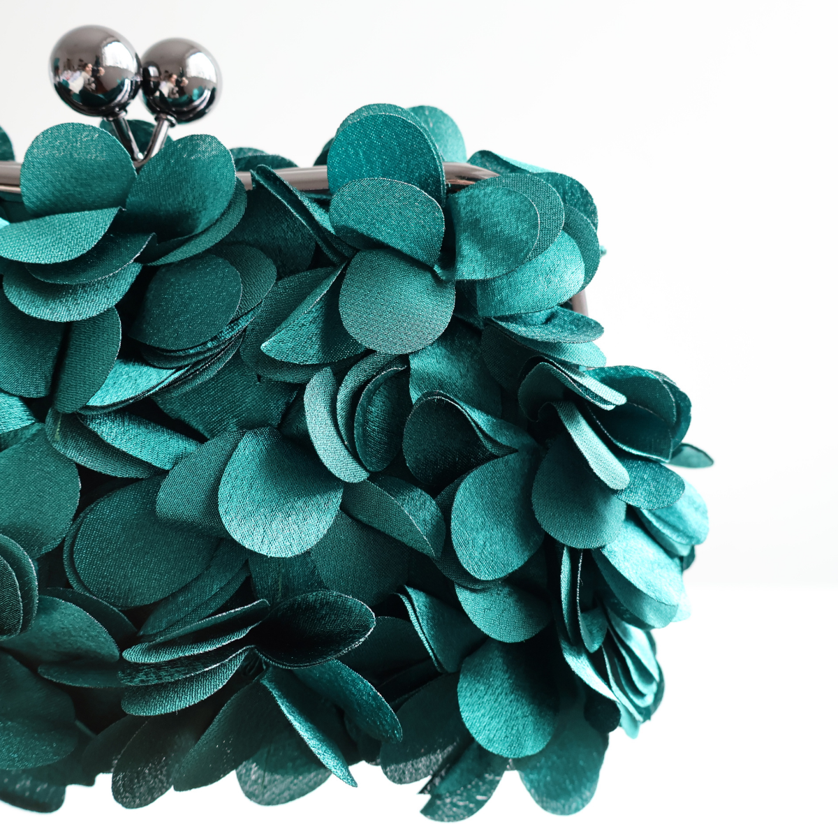 Bolsa Festa Clutch Flores Verde