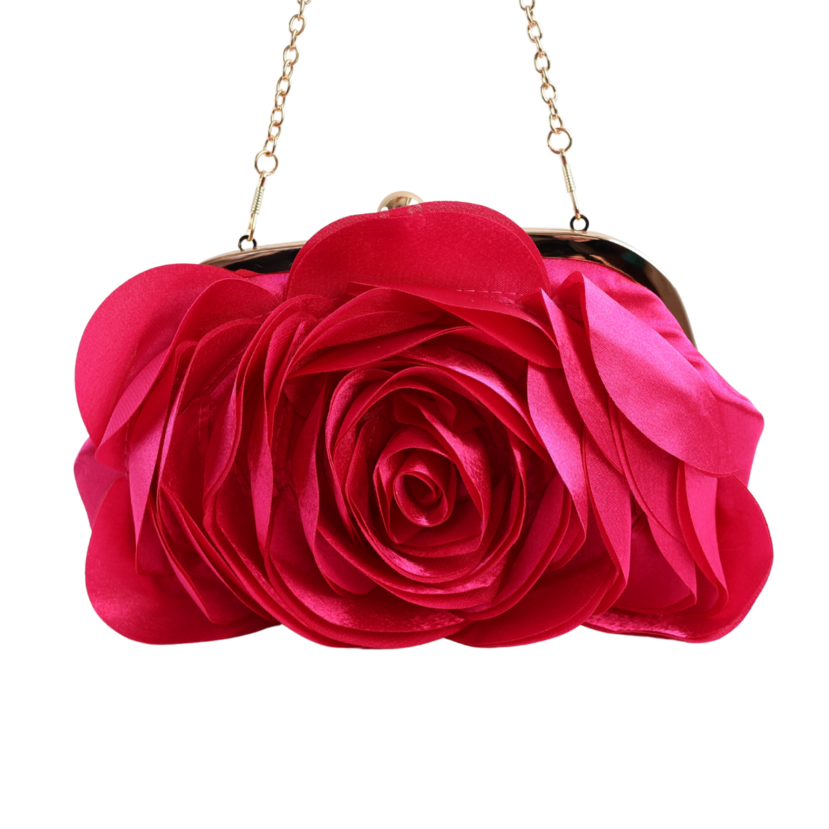 Bolsa Festa Clutch Flor Rosa Pink