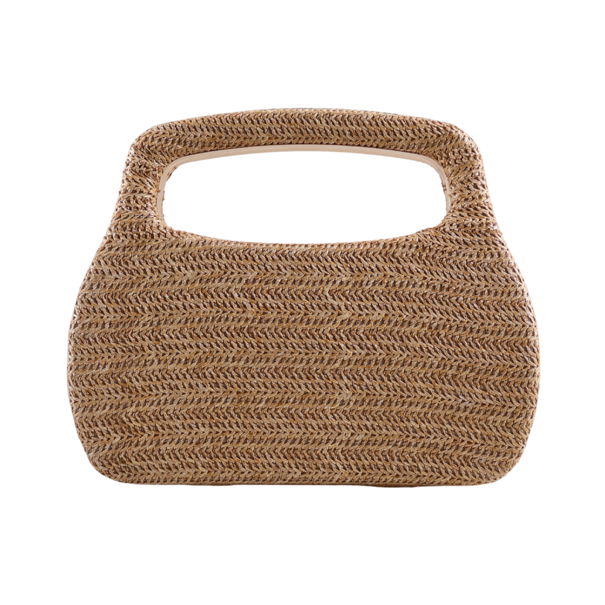 Bolsa de Mão Clutch Festa Palha Bege