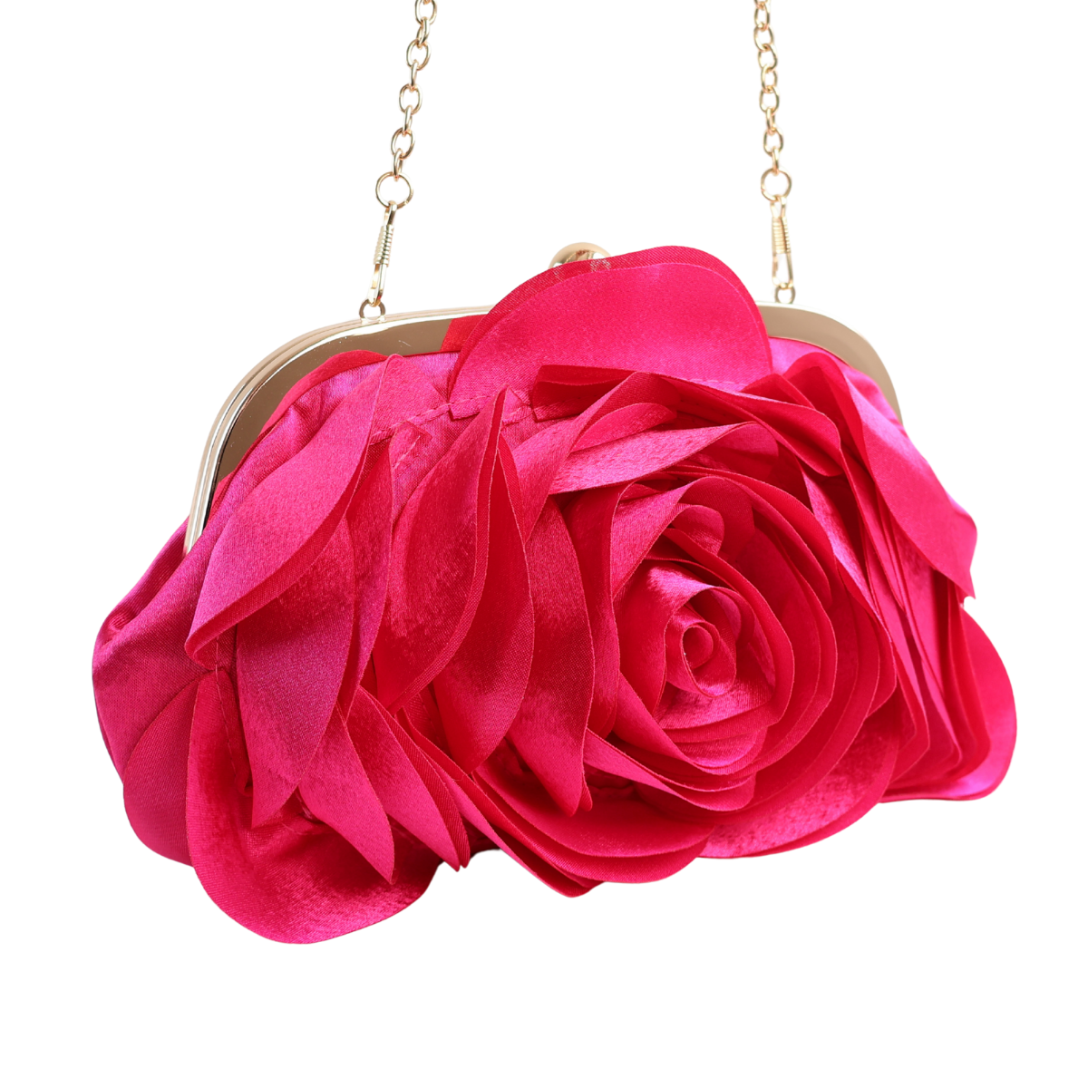 Bolsa Festa Clutch Flor Rosa Pink