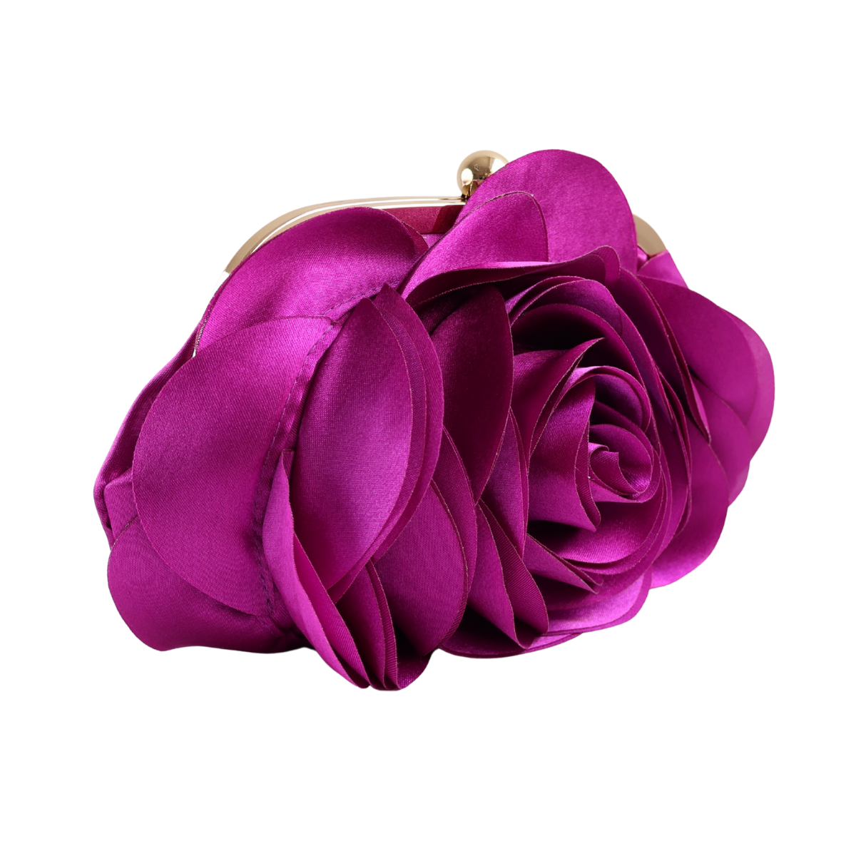 Bolsa Festa Clutch Flor Roxa