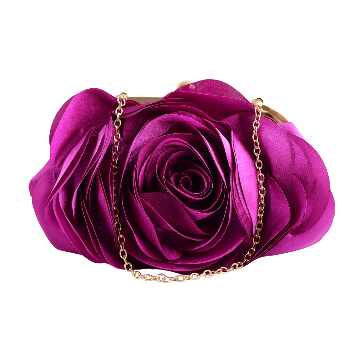 Bolsa Festa Clutch Flor Roxa