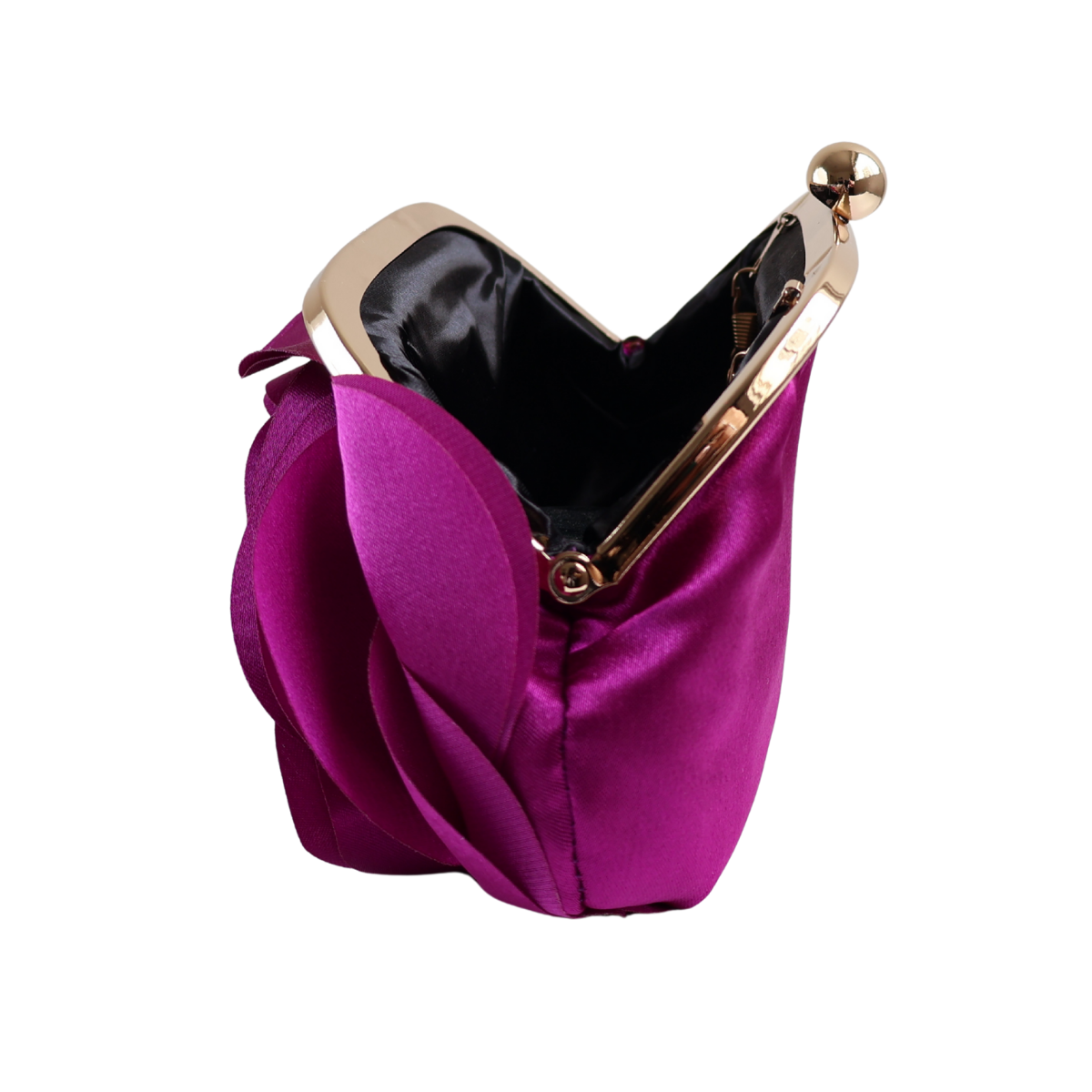 Bolsa Festa Clutch Flor Roxa