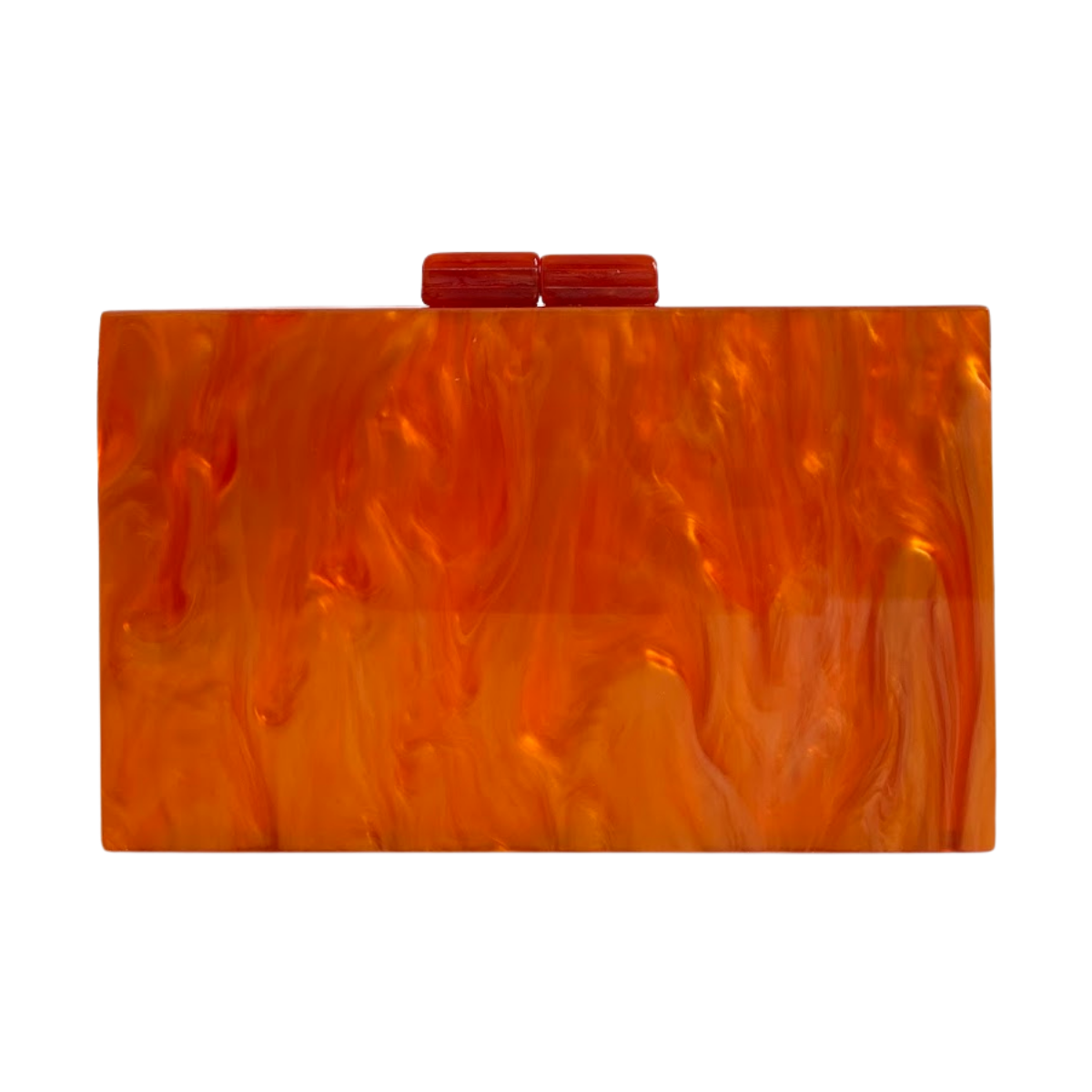 Bolsa de Festa Clutch Acrílico Laranja - ReUse