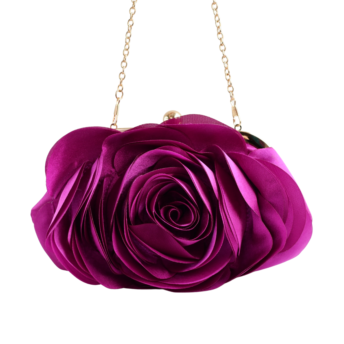 Bolsa Festa Clutch Flor Roxa