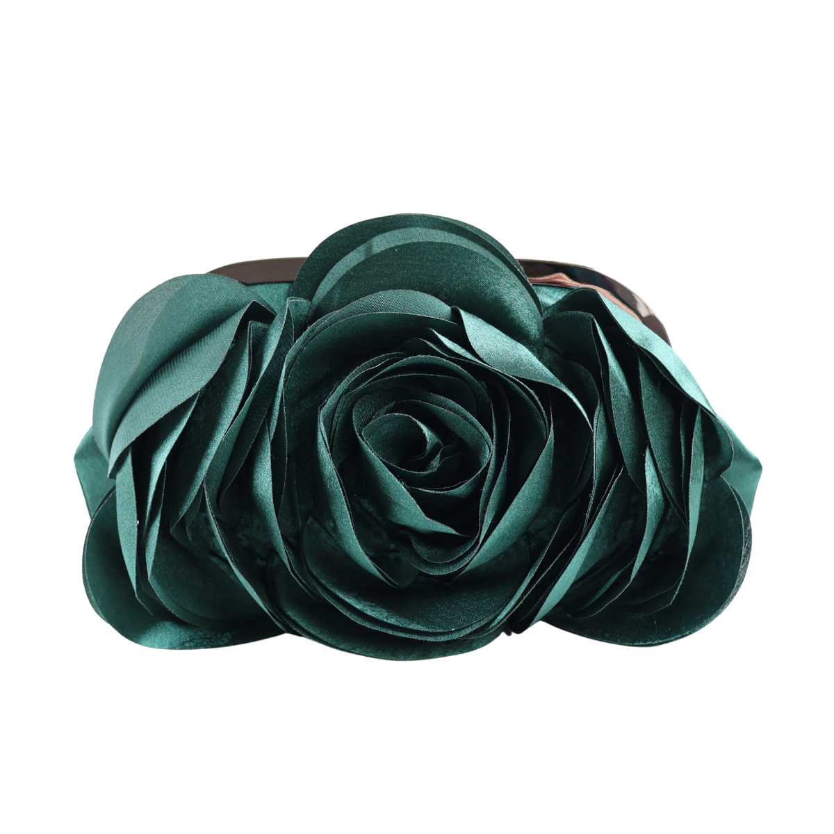 Bolsa Festa Clutch Flor Verde Escuro