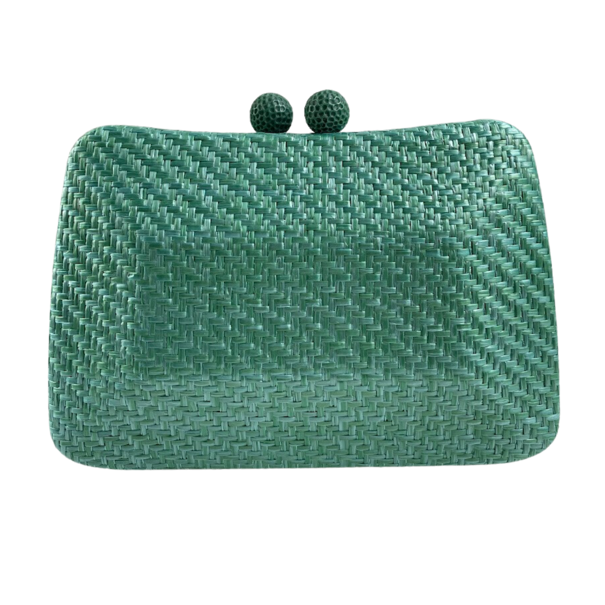 Bolsa Clutch Festa Palha Verde