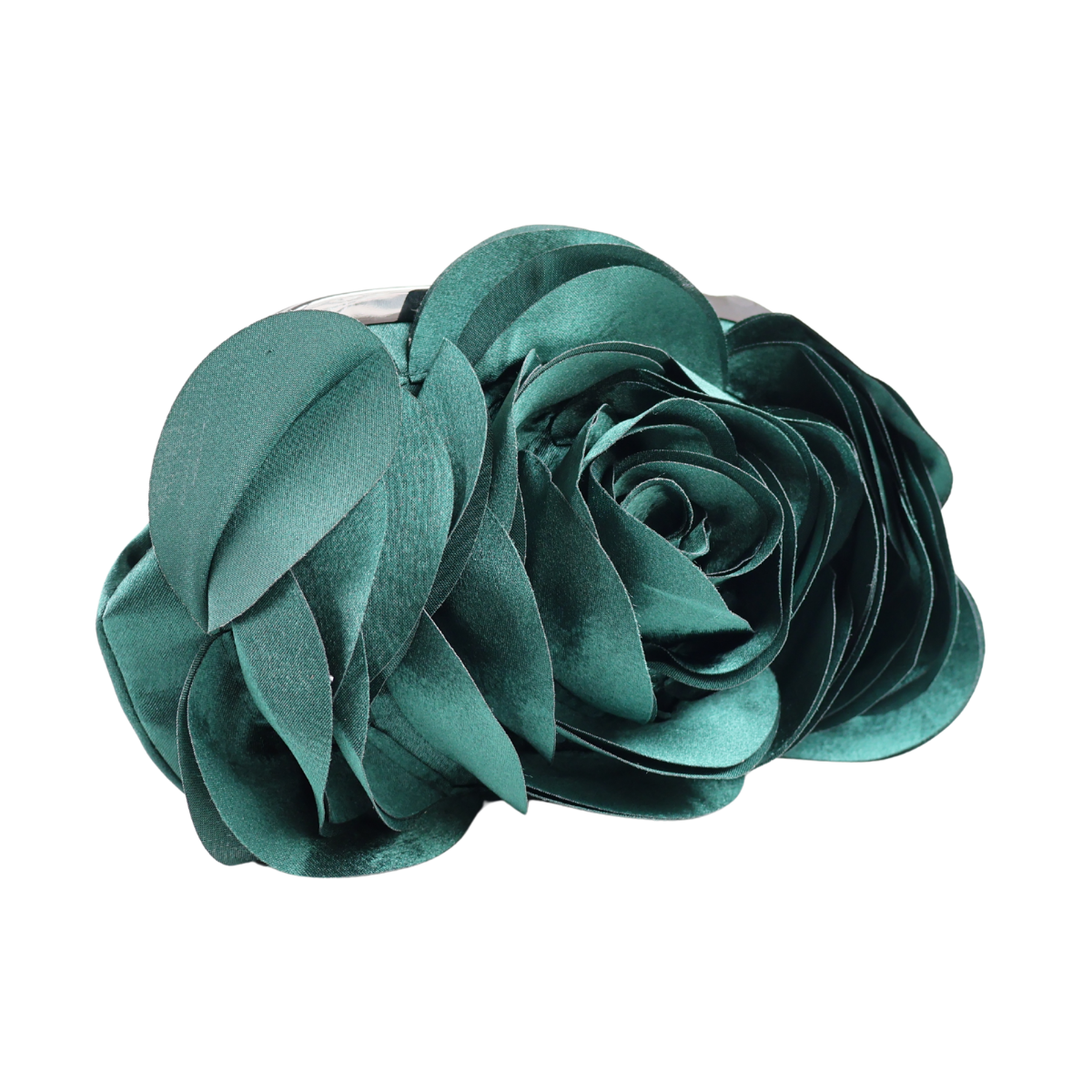 Bolsa Festa Clutch Flor Verde Escuro