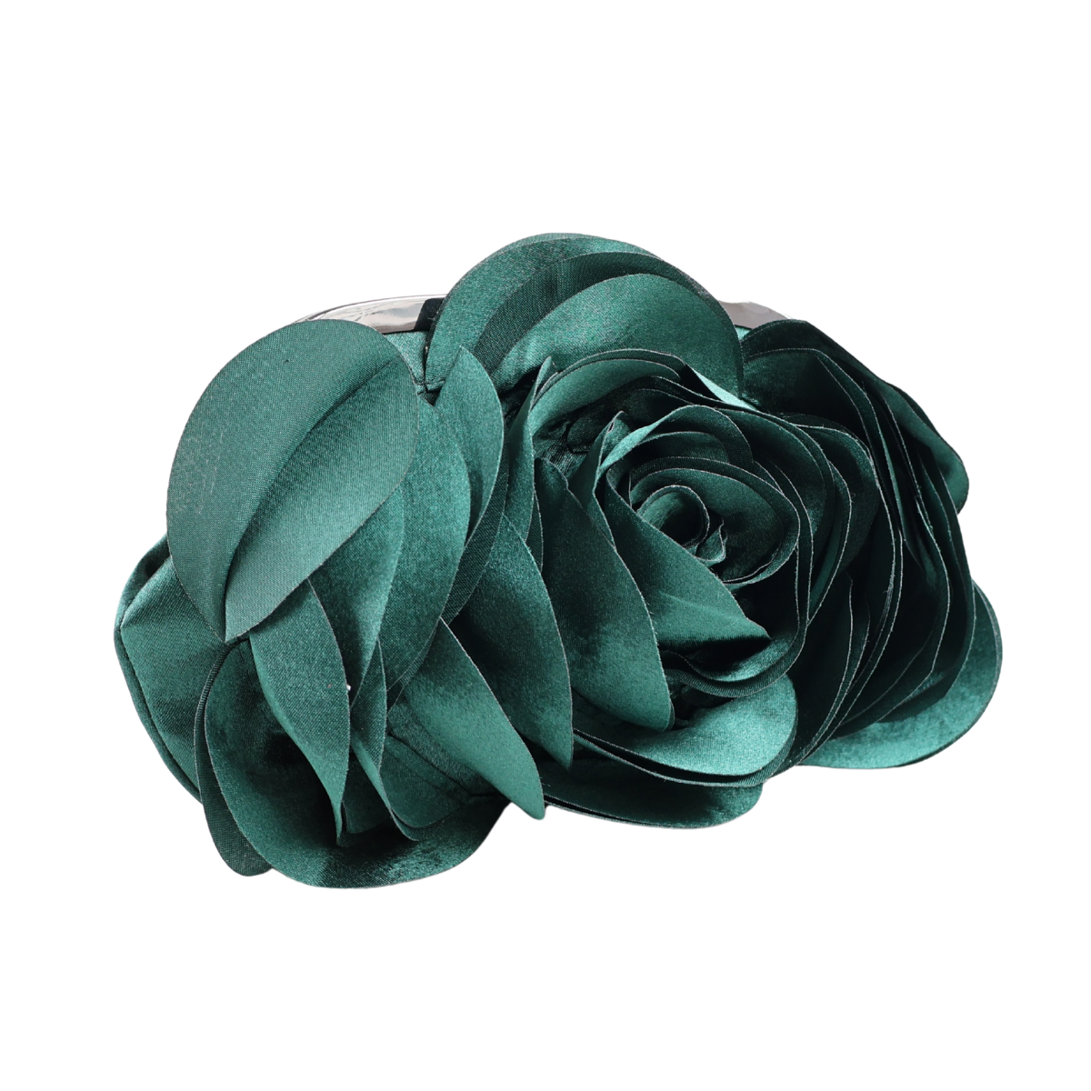 Bolsa Festa Clutch Flor Verde Escuro