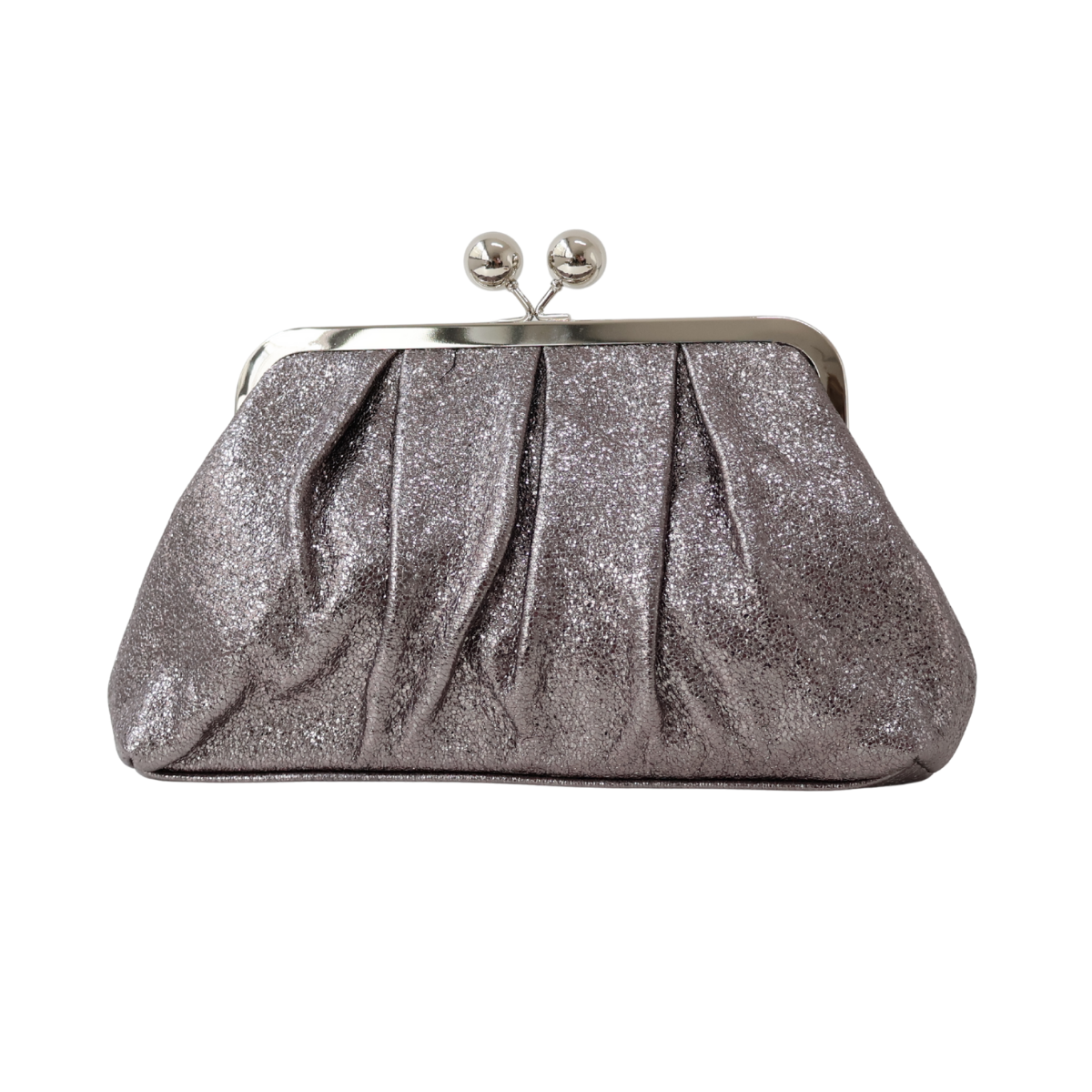Bolsa Pouch Festa Clutch Prata Envelhecido