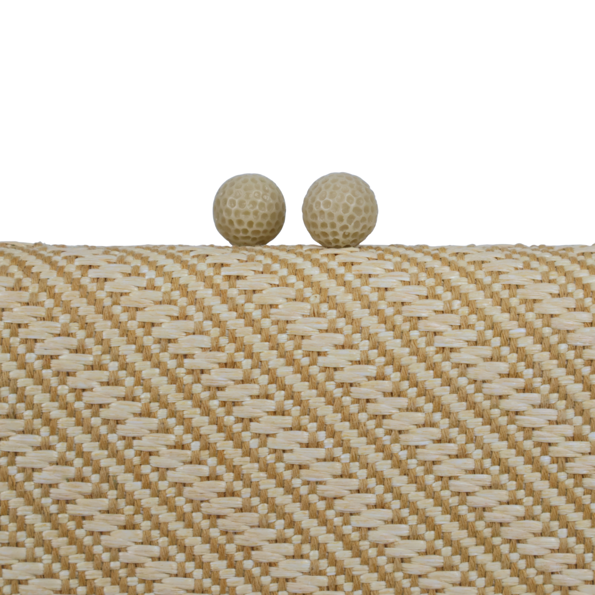 Bolsa Clutch Festa Palha Bege