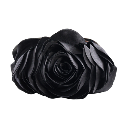 Bolsa Festa Clutch Flor Preta