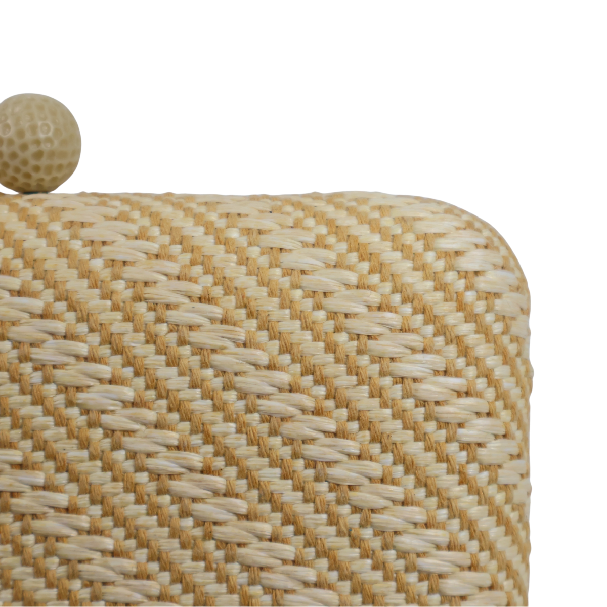 Bolsa Clutch Festa Palha Bege