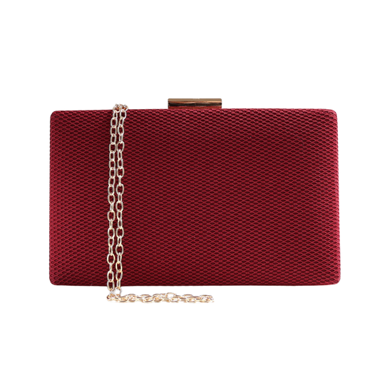 Bolsa de Festa Clutch Vinho