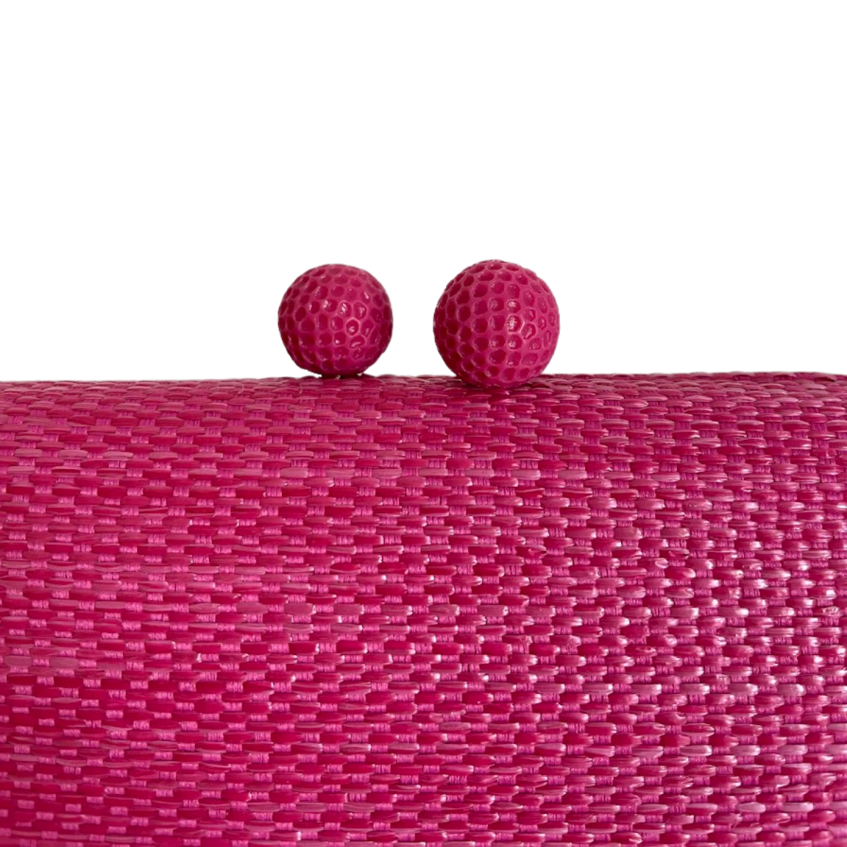 Bolsa de Festa Clutch Palha Rosa Pink