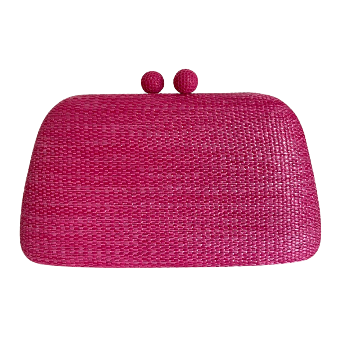 Bolsa de Festa Clutch Palha Rosa Pink