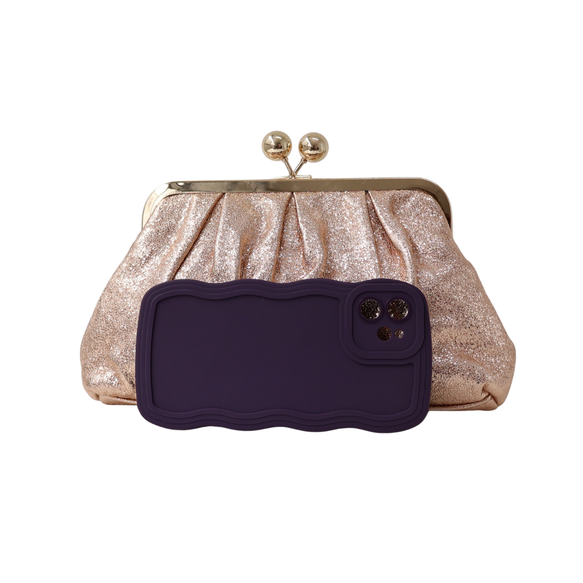 Bolsa Pouch Festa Clutch Rosê