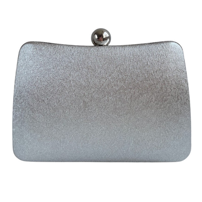 Bolsa de Festa Clutch Brilho Prata
