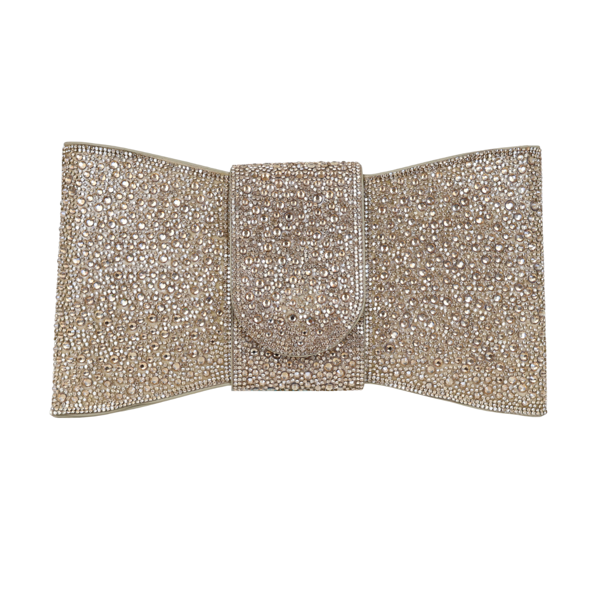 Bolsa Carteira de Festa Clutch Pedraria Dourada
