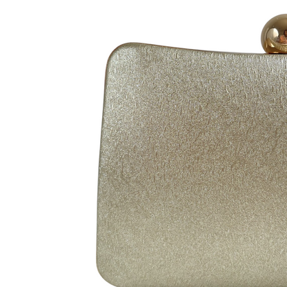 Bolsa de Festa Clutch Brilho Dourada - ReUse