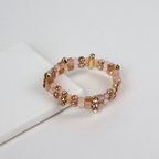 Bracelete Champagne e Rosê