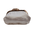 Bolsa Festa Clutch Flor Bege