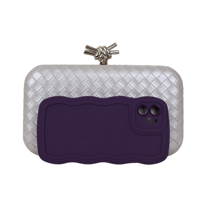 Bolsa Clutch Festa Tressê Prata