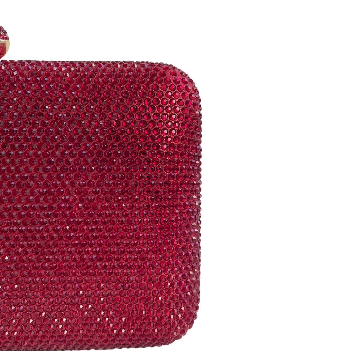 Bolsa Festa Clutch Pedraria Strass Marsala