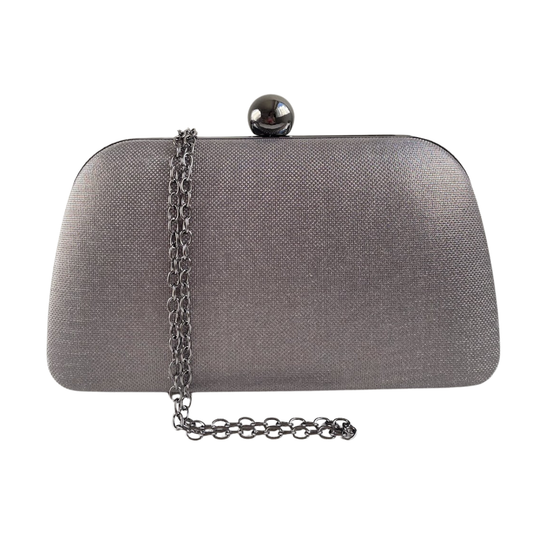 Bolsa de Festa Clutch Metalizada Prata