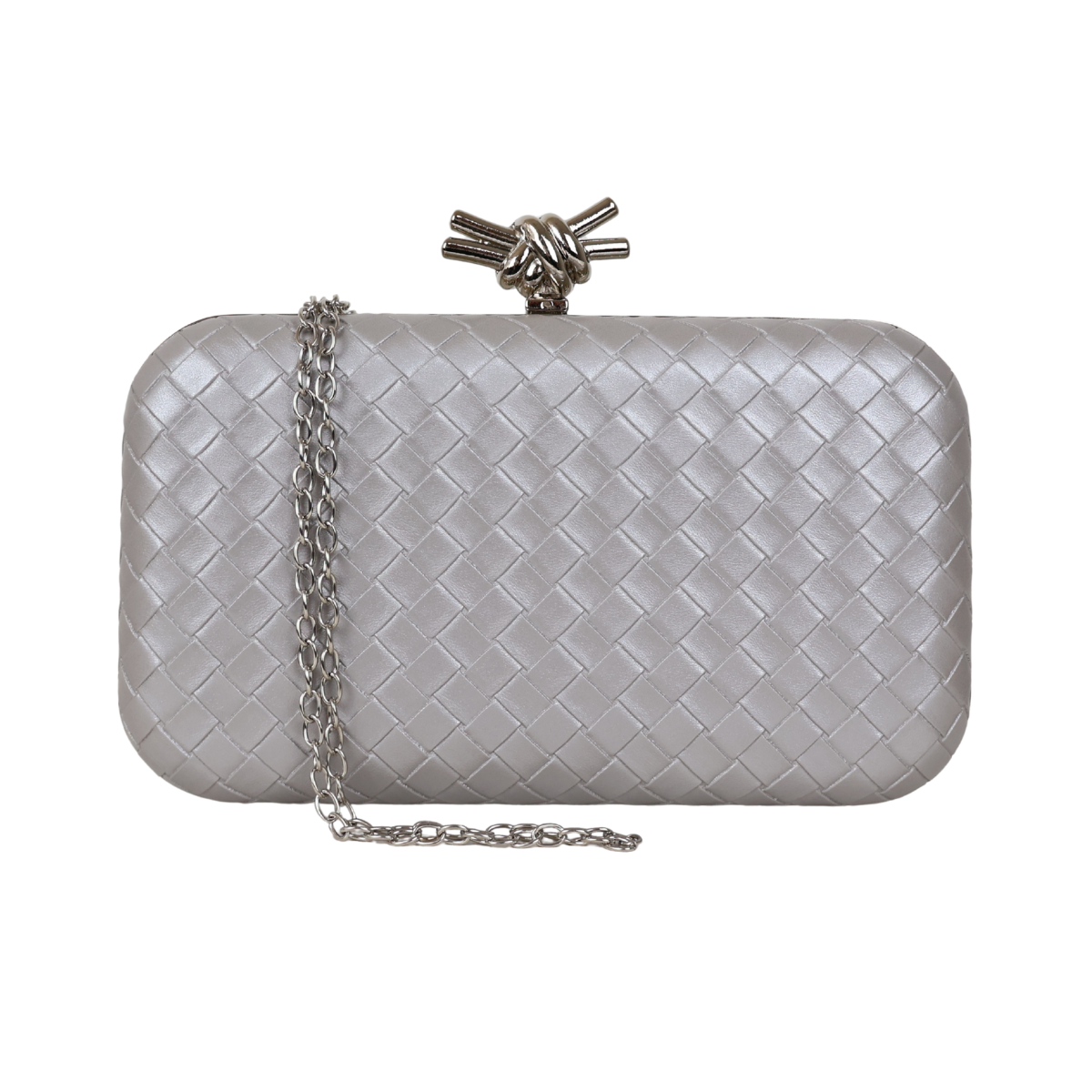 Bolsa Clutch Festa Tressê Prata