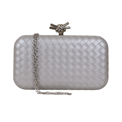 Bolsa Clutch Festa Tressê Prata