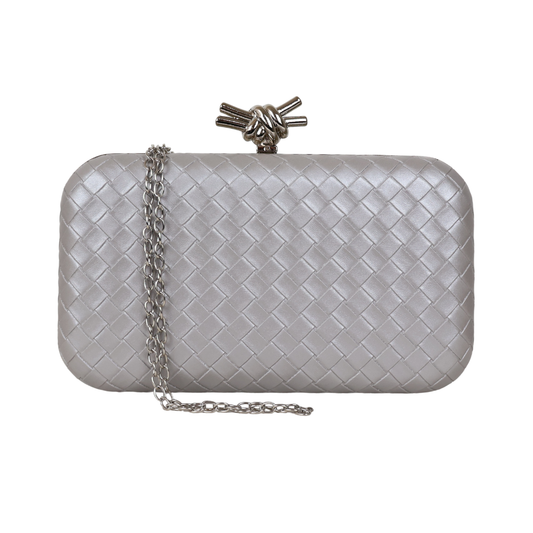 Bolsa Clutch Festa Tressê Prata