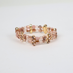 Bracelete Champagne e Rosê