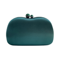 Bolsa Festa Clutch Tecido Acetinado Verde Esmeralda - ReUse