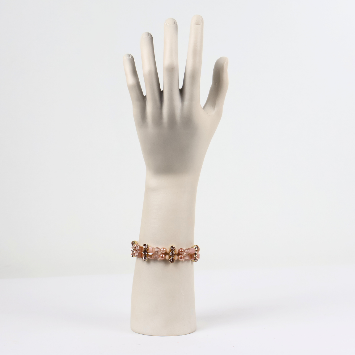 Bracelete Champagne e Rosê