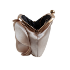 Bolsa Festa Clutch Flor Bege