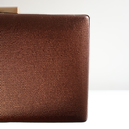Bolsa Festa Clutch Metalizada Marrom Bronze