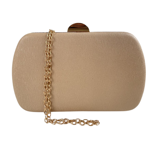 Bolsa de Festa Clutch Bege Nude