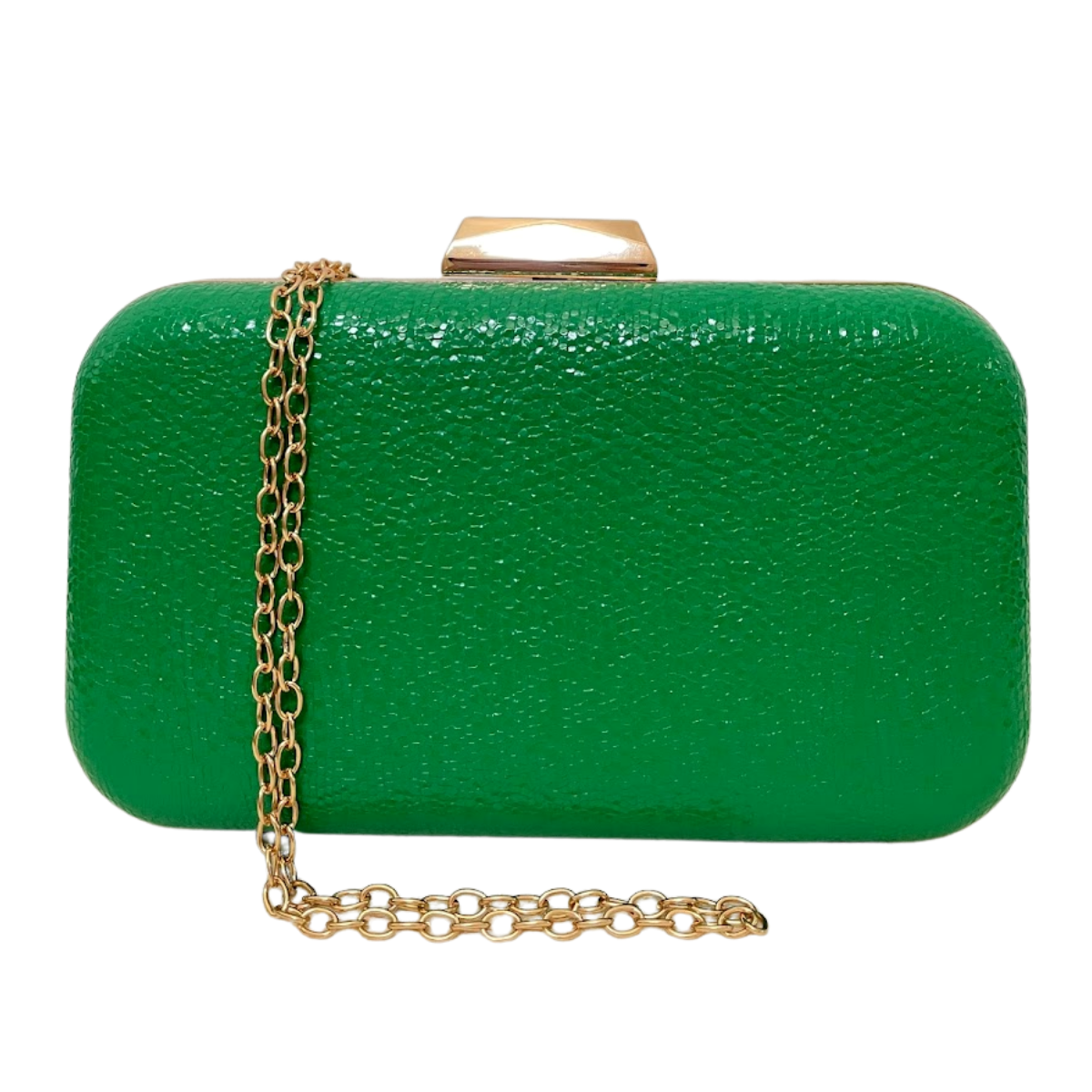 Bolsa de Festa Clutch Verde Bandeira