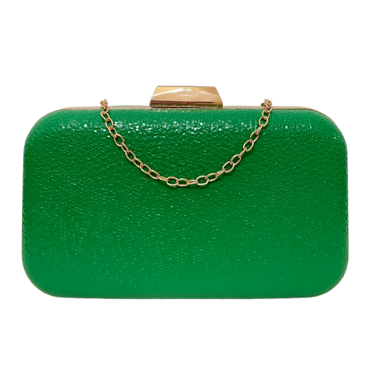 Bolsa de Festa Clutch Verde Bandeira